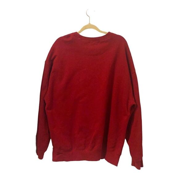 Russell Athletic Premier Gear Mens XL Long Sleeve Burgundy Pullover Sweatshirt - Picture 2 of 9